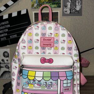 Loungefly Mini Backpack Sanrio Hello Kitty Macaron My Melody Keroppi Bag NEW